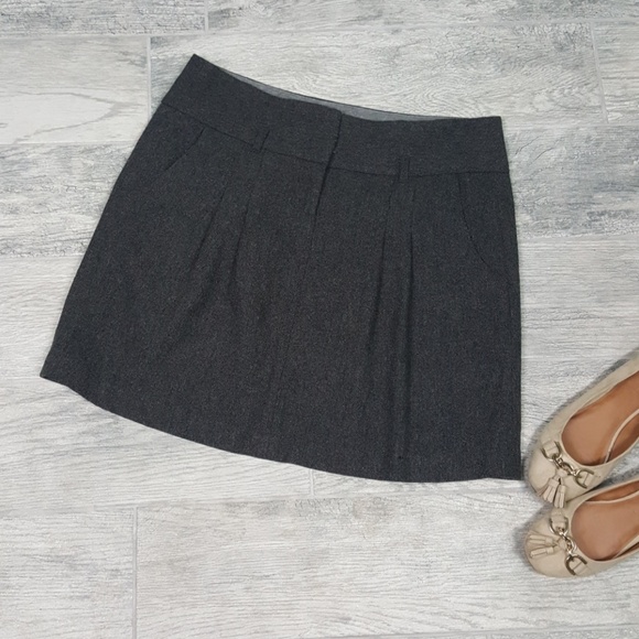 Esprit Dresses & Skirts - Esprit Grey Wool Blend Skirt with pockets Size 10